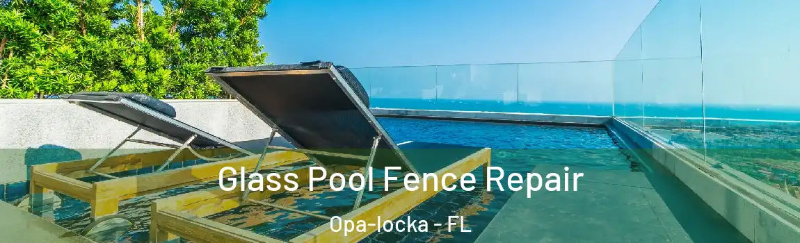 Glass Pool Fence Repair Opa-locka - FL
